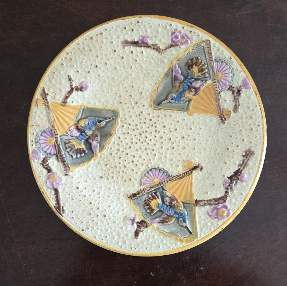 Antique Majolica Plate